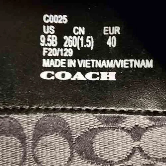 Coach Fynn Leather Boots Black - Picture 7 of 7